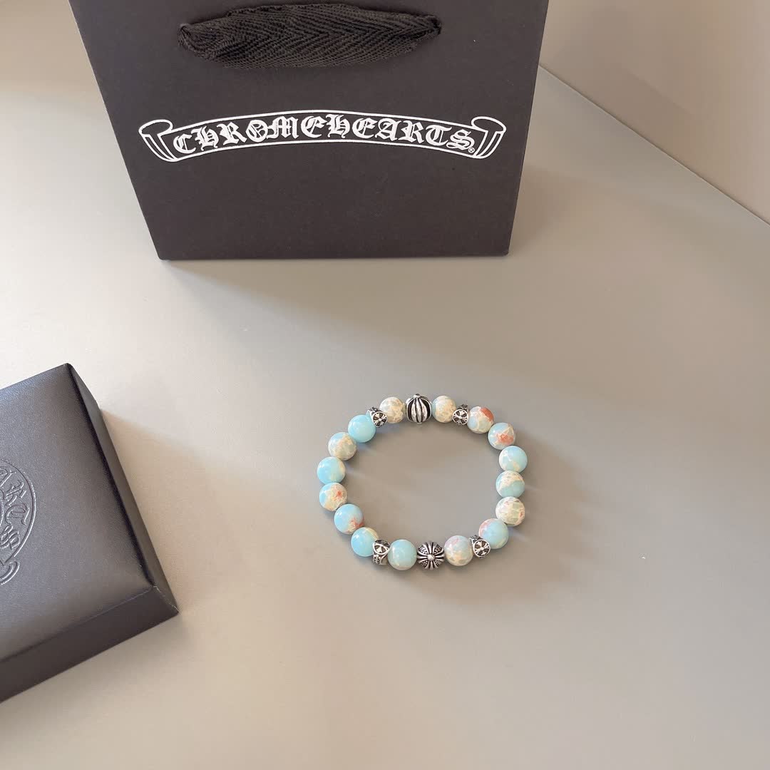 Chrome Hearts Chromecrafts Blue Opal Bracelet